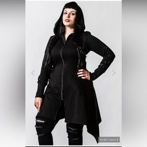 Killstar Curses Long Hoodie